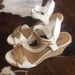 Apt 9 Gold tone buckle heels